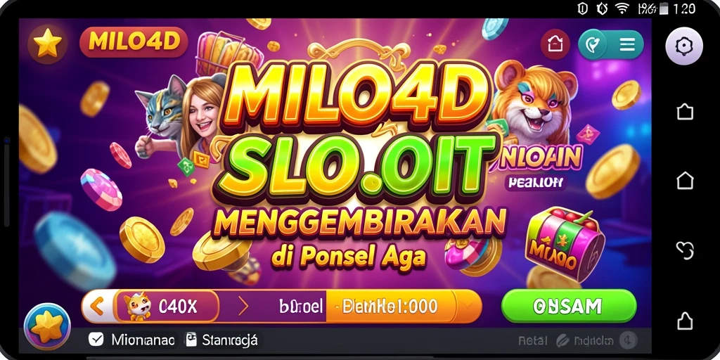 Tampilan screenshot gameplay menarik dari MILO4D.