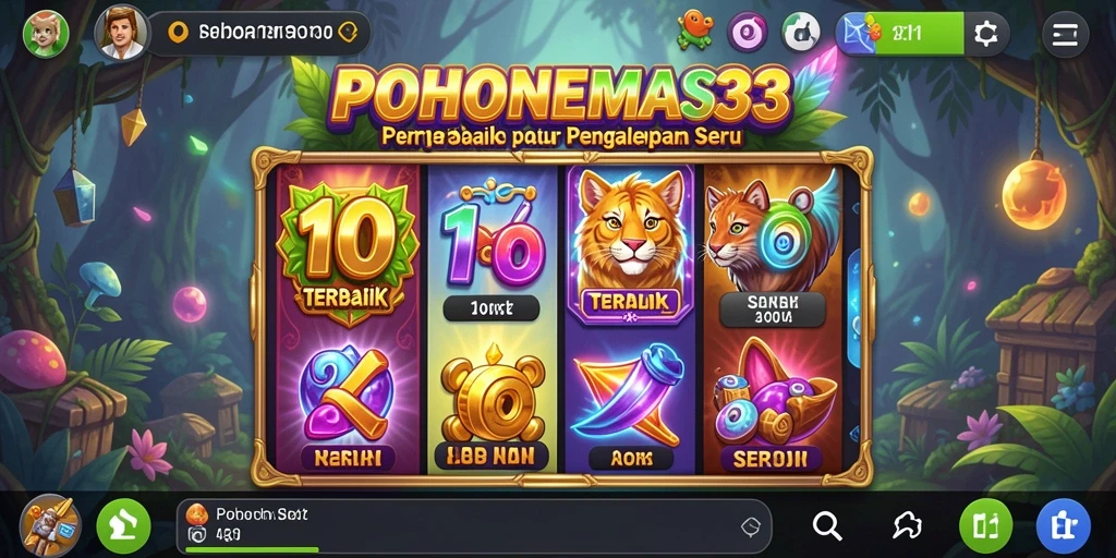 Gameplay seru dan grafik menarik di POHONEMAS33 saat bermain slot.