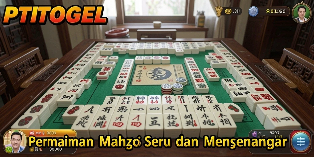 Screenshot gameplay PTTOGEL yang menampilkan keseruan bermain Mahjong.